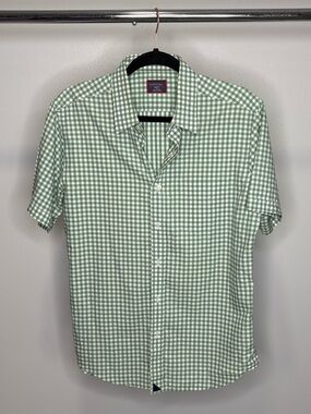 UNTUCKit Gingham Short Sleeve Button-Down Shirt